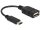 Delock USB-C 3.1 apa - USB-A 2.0 anya, kábel, 0.15m (65579)