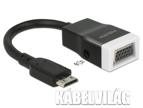 Delock mini HDMI - VGA átalakító konverter (65588)