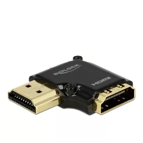 Delock HDMI 90 fokos balos 4K adapter (65660)
