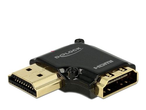 Delock HDMI 90 fokos balos 4K adapter (65660)