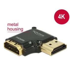 Delock HDMI 90 fokos jobbos 4K adapter (65661)