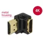 Delock HDMI 90 fokos fordító 4K adapter (65662)