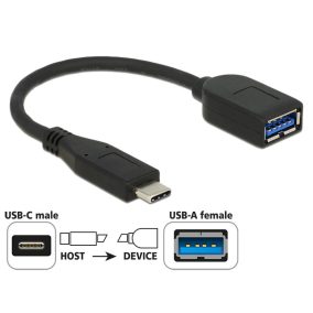 Delock USB 3.1 Gen 2 USB-C apa - USB A anya 10 GBPS adapter (65684)