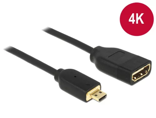 Delock HDMI - Micro HDMI 2.0 4K átalakító (65687)