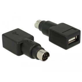   Delock USB - PS/2 adapter USB billentyűzethez, egérhez (65898)