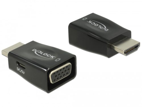 Delock Aktív HDMI - VGA átalakító adapter (65902)