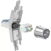 Goobay szerszám nélkül szerelhető Cat6A S/FTP csatlakozó (65939)