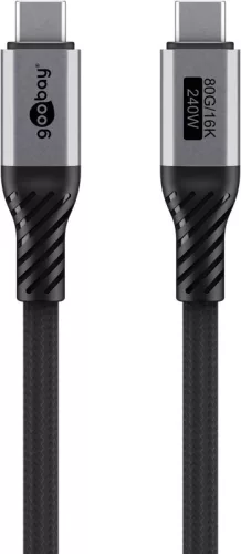 Goobay USB-C 4 240W 16K 60Hz kábel 1.5m (74776)