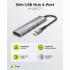 Goobay Slim 5 portos USB-C hub HDMI, 100 W PD, 5Gbit/s (76564)