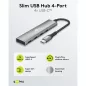 Goobay Slim 5 portos USB-C hub HDMI, 100 W PD, 5Gbit/s (76564)