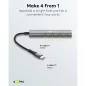 Goobay Slim 5 portos USB-C hub HDMI, 100 W PD, 5Gbit/s (76564)
