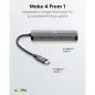 Goobay Slim 4 portos USB-C hub 10 Gbit/s (76565)