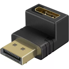 Goobay DisplayPort 2.1 90 fokos adapter 8K 144Hz (77129)