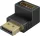 Goobay DisplayPort 2.1 90 fokos adapter 8K 144Hz (77129)