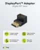 Goobay DisplayPort 2.1 90 fokos adapter 8K 144Hz (77129)
