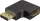 Goobay DisplayPort 2.1 jobbos adapter 8K 144Hz (77131)