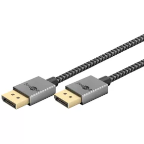 Goobay slim DisplayPort 2.0 8K 144Hz kábel 1m (77444)