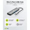 Goobay Slim 5 portos USB-C hub HDMI, 100 W PD, 5Gbit/s (78967)