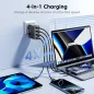   Toocki USB + 3db USB C 140W gyorstöltő adapter + USB C kábel (80140502)