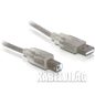 Delock USB 2.0 AM-BM nyomtató kábel 0.5m zajszűrős (82057)