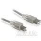   Delock USB 2.0 AM-BM nyomtató kábel 0.5m zajszűrős (82057)