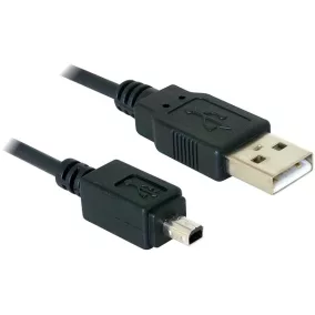   Delock USB 2.0 fényképezőgép kábel 4 tűs Olympus 1.5m (82113)