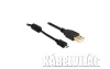 Delock Micro USB kábel 1m (zajszűrős) (82299)