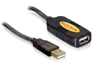 Delock Aktív USB 2.0 hosszabbító kábel 5m (82308)