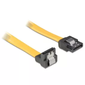 Delock SATA 2 50cm L alakú adatkábel zárral (82479)