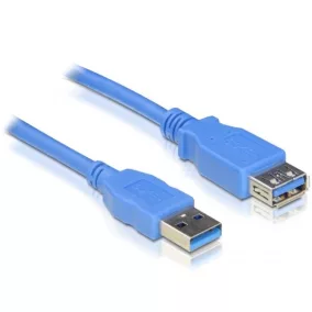 Delock USB 3.0 hosszabbító kábel 3m kék (82540)