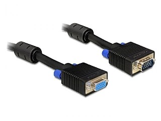 Delock VGA hosszabbító kábel M/F 1m (82563)