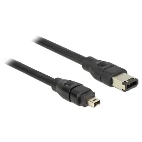 Delock firewire 6 pin - 4 pin kábel, 1m (82576)