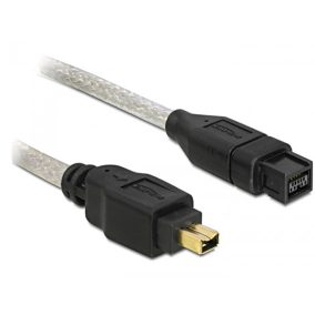 Delock firewire 9 pin - 4 pin kábel, 2m (82589)