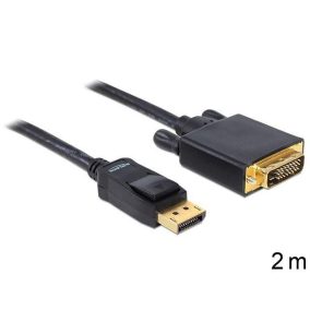Delock Displayport 1.1 - DVI-D 24+1 kábel 2m (82591)