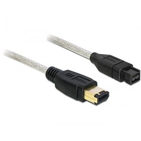 Delock firewire 9 pin - 6 pin kábel, 2m (82596)