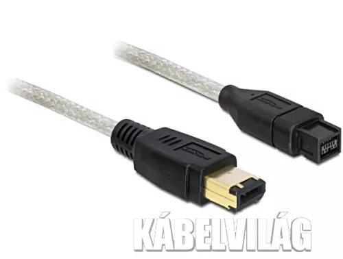 Delock FireWire 9 tűs - 6 tűs kábel, 2m (82596)
