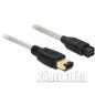 Delock firewire 9 pin - 6 pin kábel, 3m (82597)