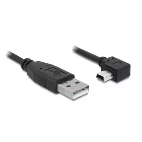 Delock mini USB 2.0 hajlított kábel 0.5m (82680)
