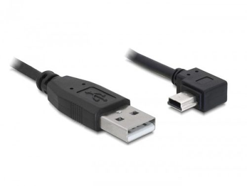 Delock mini USB 2.0 hajlított kábel 0.5m (82680)