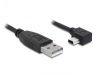 Delock mini USB 2.0 hajlított kábel 2m (82682)