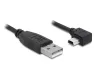 Delock Mini USB 2.0 hajlított kábel 3m (82683)