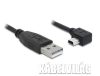 Delock mini USB 2.0 hajlított kábel 3m (82683)