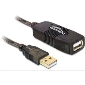 Delock Aktív USB 2.0 hosszabbító kábel 20m (82690)