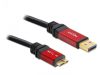 Delock USB 3.0 - micro B prémium kábel 1m (82760)