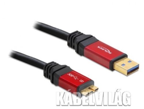 Delock USB 3.0 - micro B prémium kábel 1m (82760)
