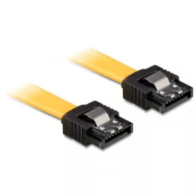 Delock SATA 6 Gb/s 50cm adatkábel fém zárral (82477)