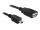 Delock mini USB kábel 0.5m fekete (82905)