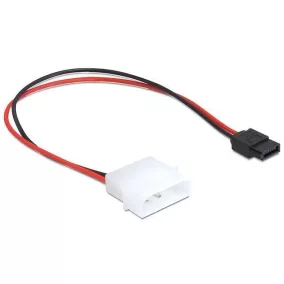 Delock 2 tűs molex - sata 6 tűs kábel, 0,24m (82913)