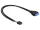 Delock kábel, USB 3.0 pin header (F) -> USB 2.0 pin header (M), 0.3m (83095)