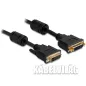 Delock DVI-I 24+5 hosszabbító kábel 1m (83106)